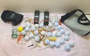 Mixed Used/New Golf Balls And Tees Top Flite XL, Nike, Titleist And More Lot - Picture 1 of 22