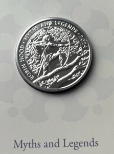 2024 Robin Hood ‘Myths and Legends’ collection. UK £5 BU Coin Royal Mint. - Picture 1 of 7