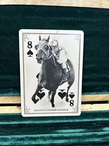 SEABISCUIT 2013 GOLDEN AGE PLAYING CARDS #46 RACEHORSE - Picture 1 of 2