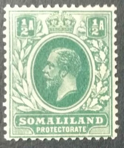 Somaliland Protectorate KG V 1/2 A Mint Hinged Stamp - Picture 1 of 1