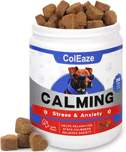 Dog Calming Chews 200 Count Anxiety Relief Treats Sleeping Aid Supplement Vet Re - Picture 1 of 6