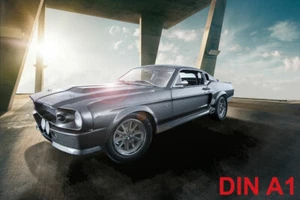 Cult Car Art Ford Mustang Shelby GT500 Eleanor 1967  ART-PRINT DIN A1 - Picture 1 of 1