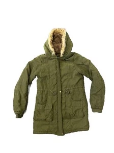 iloveSIA Damen Mantel mit Kapuze Kunstfell gefüttert Jacke schwarz Größe 6 - Bild 1 von 4