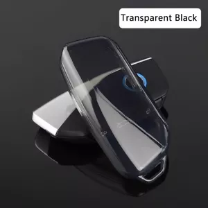 Clear Black Car Key Fob House Cover Case Shell For BMW iX iX1 U06 G70 G09 G05 - Picture 1 of 9