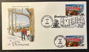 #3605/3740 Vermont statehood FDC on ArtCraft cachet - Picture 1 of 1