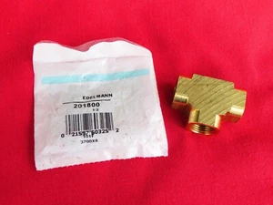 Edelmann Brass 1/2" Pipe Tee 201800 - Picture 1 of 5