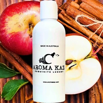 Apple Spice & Cinnamon Body Wash/Bubble Bath/Shower Gel/Liquid Soap Cruelty Free - Image 1 of 4