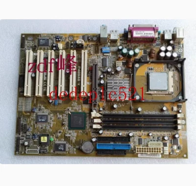 1 PCS ASUS P4B533 6 PCI Slots 478 Pin Desktop Computer Mainboard P4B533-v - Image 1 of 4
