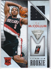 2013-14 Panini Titanium Rookie Jerseys #70 C.J. McCollum Jersey /325 - NM-MT