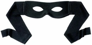 Mascarada Disfraz de Baile enmascarado Estilo Zorro Bandido Ladrón Máscara de Ojos con Corbatas - Imagen 1 de 1