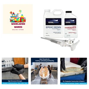 5:1 Marine Epoxy Resin Kit for Bonding, Filleting, Coating, and Laminating - ... - Picture 1 of 8