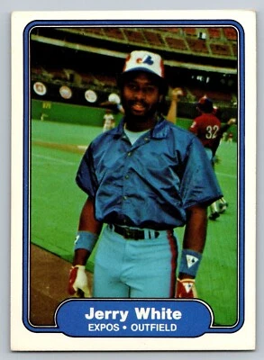1982 Fleer Montreal Expos Baseball Card #211 Jerry White - Image 1 of 2