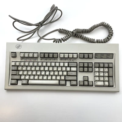 Vintage IBM Model M Clicky Mechanical Keyboard P/N 1391401 Buckling Spring 1992 - Image 1 of 4