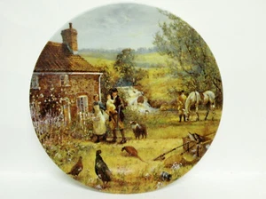 Royal Worcester collector plate - The Gamekeeper's Cottage vgc (8 1/8") M. Lees - Picture 1 of 4