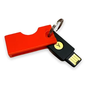 Yubikey Protector Flip Case 5 NFC/5C NFC Cover Case Schlüsselanhänger - Bild 1 von 8