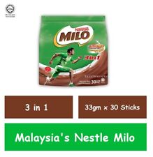 Malaysia's Nestle Milo 3 in 1 Instant Drinks (33gm x 30 Sticks)