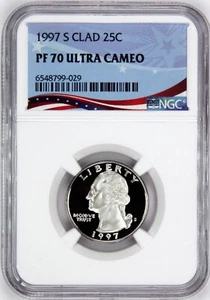 1997-S Washington Proof Quarter, Graded PF70UC by NGC * Registry Quality Coin! - Picture 1 of 4