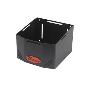 Vonnies Black 'Tub' 4Kg Gas Bottle Holder for Canopies, Caravans, Trailers, RVs - Picture 1 of 2