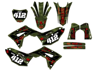 CRF 450 RX APACHE 2019-2020 Green Senge kit de gráficos compatible con Honda - Imagen 1 de 10