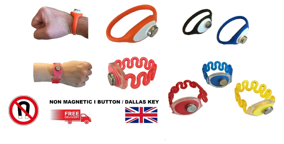 PAC SUPPLIES GLOBAL Non Magnetic ibutton / Dallas Key / Wristband Watch - UK Distributor