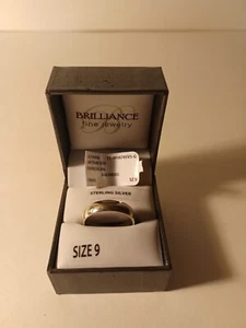 925 sterling silver 5mm plain wedding band ring size-9 Brilliance Fine Jewelry - Picture 1 of 6