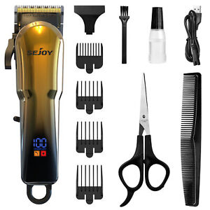 SEJOY Electric Hair Clippers Mens Rechargeable Beard Trimmer Shaver Grooming Kit