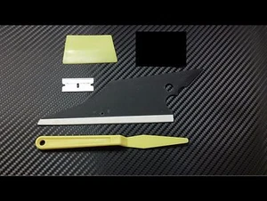 Window Film Tint Tools Conqueror Squeegee + lil Smoothie + Gasket Shank & Razor - Foto 1 di 1