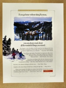 1993 Keystone Ski Resort vintage print Ad - Picture 1 of 1