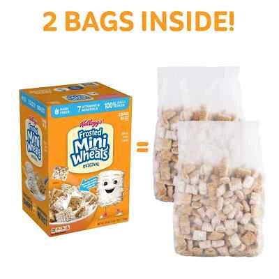 Kellogg's Frosted Mini-Wheats Breakfast Cereal, 55 oz. - Image 1 of 4