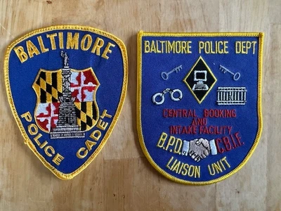 ЛОТ НАШИВОК МЭРИЛЕНД БАЛТИМОР ПОДРАЗДЕЛЕНИЕ СВЯЗИ И КАДЕТСКАЯ ПОЛИЦИЯ - Изображение 1 из 4