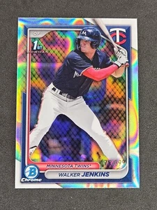 2024 Bowman cromo #43 Walker Jenkins primera onda de lava refractor 179/399 gemelos - Imagen 1 de 2