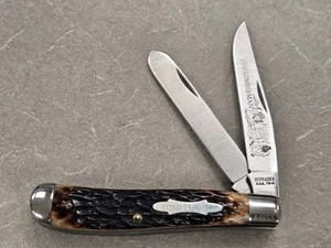 Schrade USA Lumberman Knife TM-4 Trapper - Picture 1 of 6