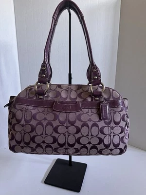 Coach 14695 редкая фиолетовый Пенелопа оптический подпись сумка через плечо ручная сумка сумочка - Изображение 1 из 4