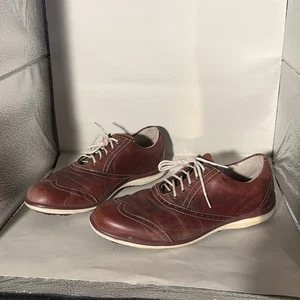 Footjoy Golfschuhe Damen Größe 8M Leder Rot LoPro Collection - Bild 1 von 6