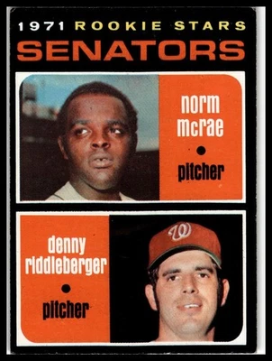 1971 Topps #93 Senators 1971 Rookie Stars - Image 1 of 2
