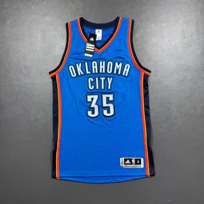 100% Authentic Kevin Durant Adidas Rev 30 OKC Thunder Jersey M 40 Pro Cut Mesh # - Image 1 of 4