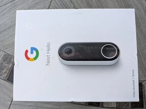 Google Nest Hello Smart Video Doorbell NC5100US (kabelgebunden) - Brandneu & VERSIEGELT NEU IM KARTON - Bild 1 von 7