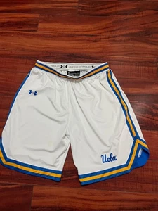 Under Armour UCLA Blanco Hombre Baloncesto Pantalones Cortos Grandes - Imagen 1 de 5