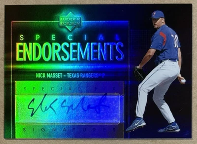 Nick Masset Auto 2006 Upper Deck Special F/X Special Endorsements #SE-NI (AU) - Image 1 of 2