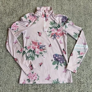 Bogner X Love Shack Fancy Livy3 Base Top Pink Floral Print Extra Small Fire Ice - Bild 1 von 10