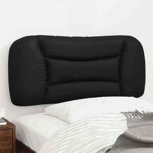 Headboard Cushion Bed Cushion Pillow Back Headboard Black Faux Leather vidaXL - Picture 1 of 33