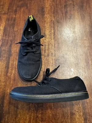 Zapatos Dr. Martens Air Wair Korey Negros Bajo Perfil Niños Talla 1 Foto 1 de 4