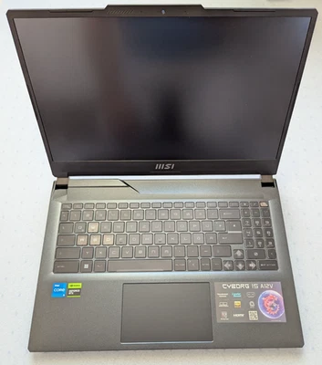 MSI Cyborg 15 A12VF Gaming i5-12450H,RTX 4060,16 GB DDR5,512 GB NVMe,Win 11 Pro - Bild 1 von 4