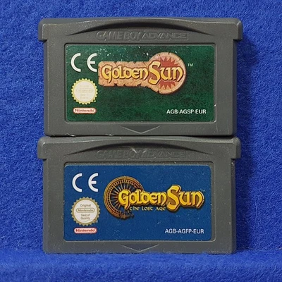gba GOLDEN SUN x2 Carts + Lost Age Authentic Game Boy Advance PAL REGION FREE - Image 1 of 4
