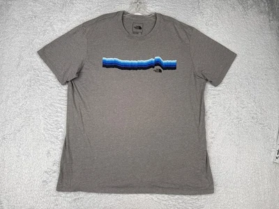 Camisa The North Face Hombre Extra Grande Gris Cuello Redondo Mezcla Algodón LEER Foto 1 de 4