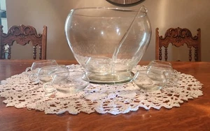 Crisa Festival Punch bowl 8 Piece - Picture 1 of 5