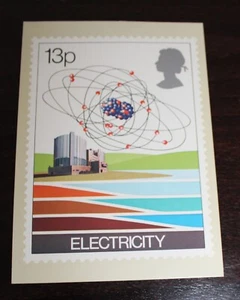 Great Britain. MAXI CARD Queen Elizabeth II. 1978. Electricity - Picture 1 of 2