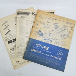 Vtg Honest Charley Speed Shop Auto Parts Catalog & Supplements 1956 1957 Hot Rod - Picture 1 of 11