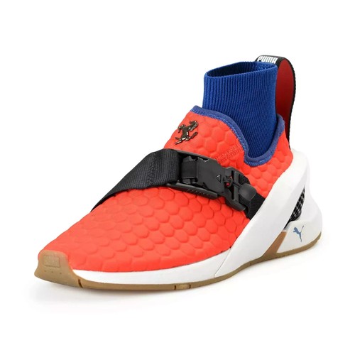 Scuderia Ferrari X Puma Rosso Uomo Multicolore " Ionf " Calzino Alto Top Sneaker