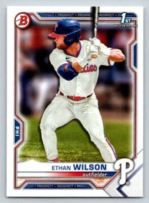 2021 Bowman Draft #BD140 Ethan Wilson (ref 217214) - Image 1 of 2
